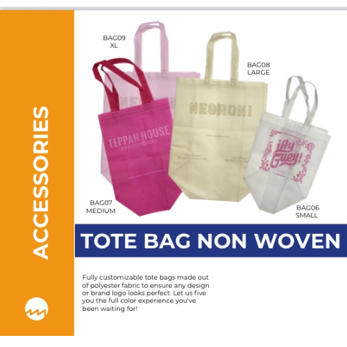Tote Bag- Customizable Tote Bag- Non Woven Bag